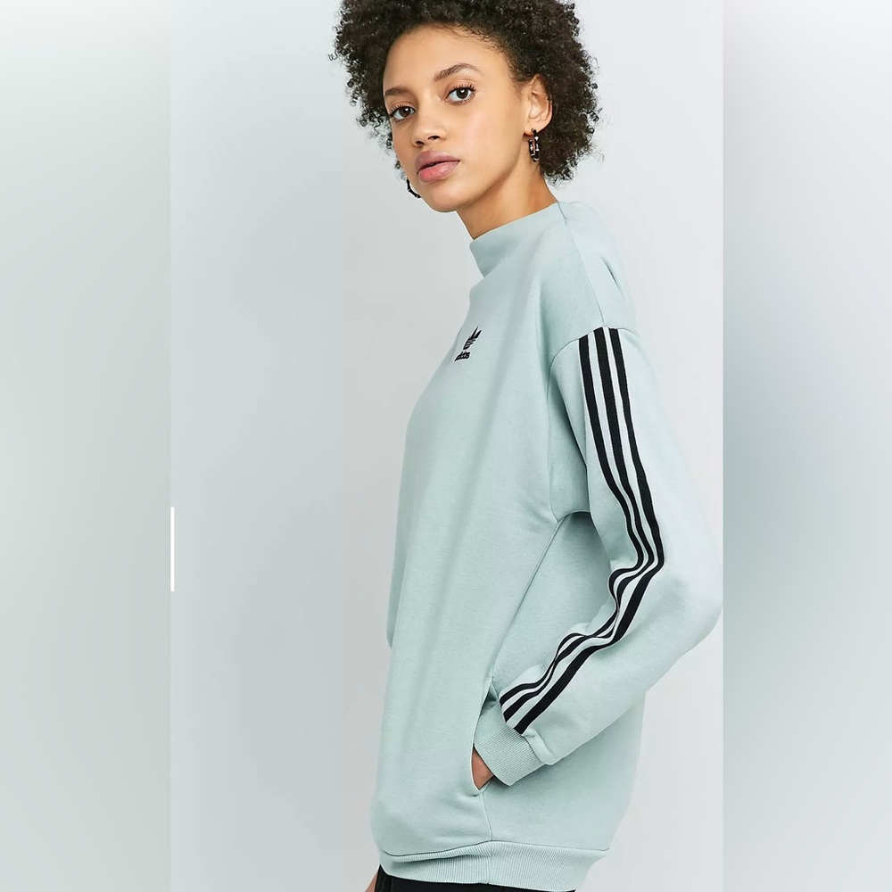 adidas Originals Funnel Neck Sweatshirt - Picture 5 of 12